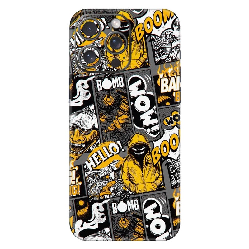 WRAP CRAFT Mobile Skin Sticker Compatible with Apple iPhone 15 Pro Max Skin Not Back Cover, Camera & Back Protector Mobile Skin Wrap; Apple 15 PRO MAX-KE-328 - Image 1