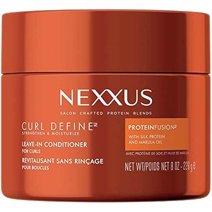 Nexxus CURL DEFINE LEAVE-IN CONDITIONER FOR CURLY HAIR WITH PROTEINFUSION CURL CONDITIONER FOR MOISTURIZING CURLS 8 OZ - Image 1
