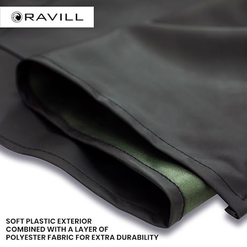 Ravill Waterproof Apron For Men and Women - Black - 35" Multi Purpose Work Aprons for Dishwashing, Dog Grooming, Cleaning - Heavy Duty Plastic Dishwasher Apron - Perfect Water Resistant Kitchen Apron - Image 5