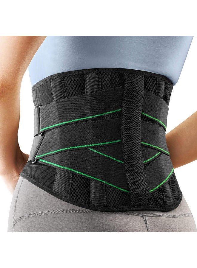 FREETOO FREETOO Back Brace for Men Lower Back Pain, Breathable Back Support Belt for Women,Work with Soft Pad, Lightweight Lumbar Support for Lasting Relief, Sciatica, Herniated Disc, M(Waist: 85-100 CM)  - Image 1