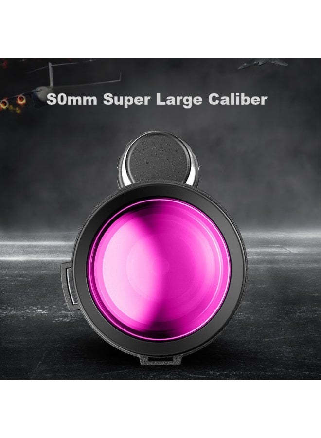 Leaysoo Eagle Eye Series 12x50ed Lens, High-definition High-magnification Binoculars, Ultra-wide Angle, Nitrogen-filled Waterproof Monocular Smartphone Telescope - Image 3