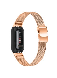 نيبمينينت حزام معصم ميلانو من الفولاذ المقاوم للصدأ مناسب لساعات Fitbit Inspire 3 الذكية  - Image 3