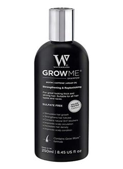 Watermans Grow Me Shampoo - Biotin, Caffeine, Argan Oil For Hydrating And Revitalising 250Ml  - Image 2