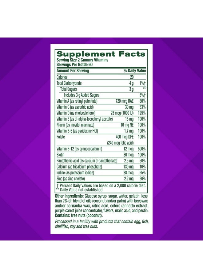 Vitafusion - Vitafusion Men's 50+ Daily Multivitamin, Gummy Vitamins, 120 Ct - Image 1
