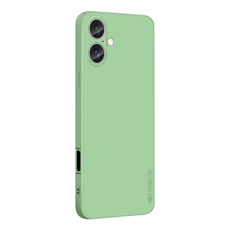 HuHa Protective Cover For iPhone 16 PINWUYO Sense Series Liquid Silicone TPU Phone Case(Green) - Image 1