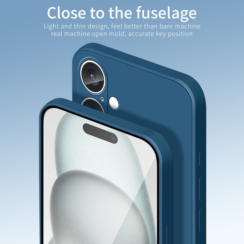 HuHa Protective Cover For iPhone 16 PINWUYO Sense Series Liquid Silicone TPU Phone Case(Green) - Image 5