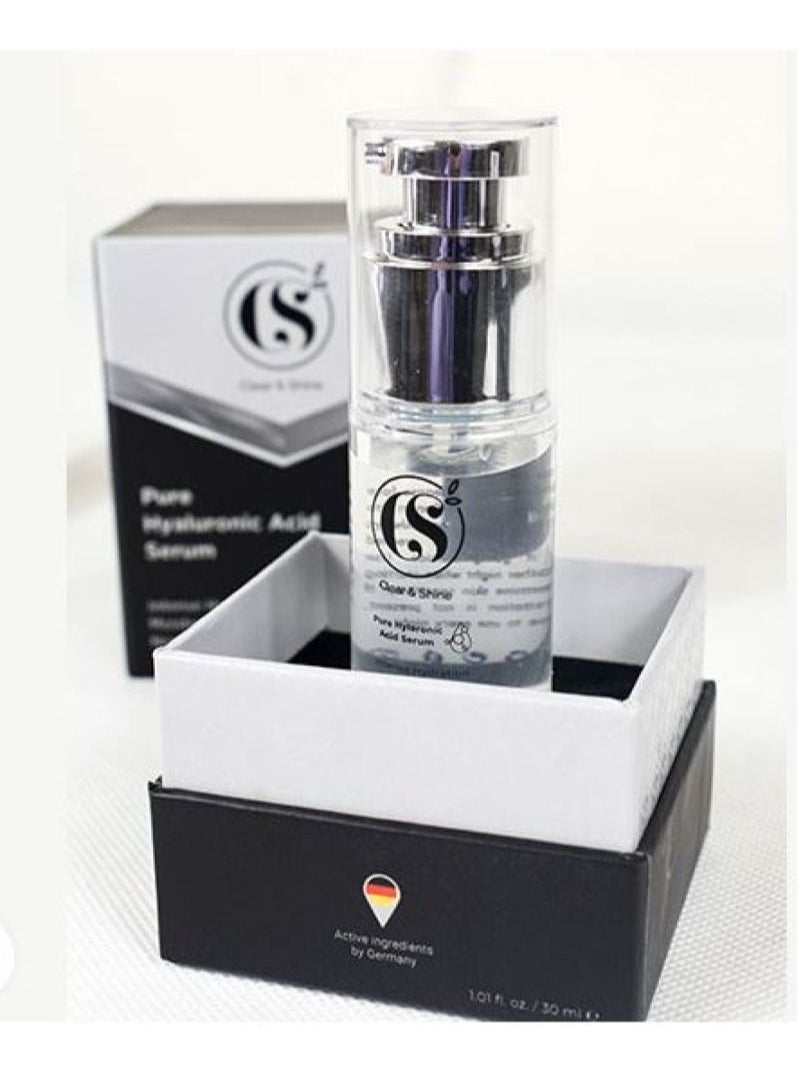 Clear & Shine - Clear & Shine PURE HYLARONIC ACID SERUM - Image 1