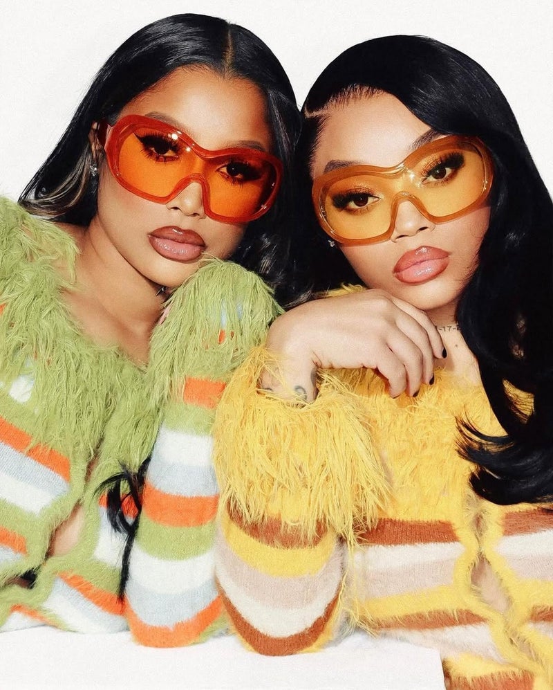 TYA Oversized Trendy Wrap Around Sunglasses for Women Men - Cool Concert Yellow shades 2000s Retro Round Big Shield Glasses - Image 3
