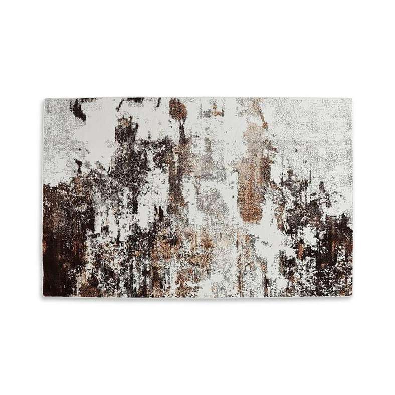 Pan Home سجادة ويزمي التجريدية 160x230 سم - بني رمادي - Image 4