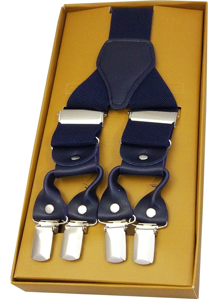Kemer Dünyası Belt World Metal 6 Clips Men's Luxury Trouser Hanger Navy Blue  - Image 2