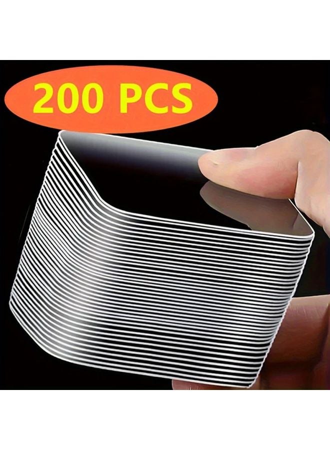 50 قطعة شريط لاصق مزدوج الجانب شديد التحمل شفاف قوي مضاد للماء لا يترك أثرًا عند الإزالة - Image 4