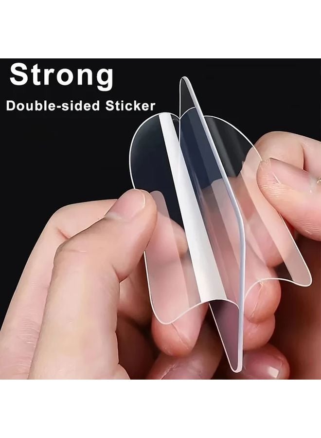 50 قطعة شريط لاصق مزدوج الجانب شديد التحمل شفاف قوي مضاد للماء لا يترك أثرًا عند الإزالة - Image 2