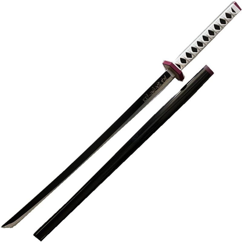 damdos Halloween Prop Weapon Demon of Slayer Cosplay Sword PU Foam 31.5inch Tomioka Giyuu Kamado Tanjirou Swords Birthday Gifts(Tomioka Giyuu) - Image 1
