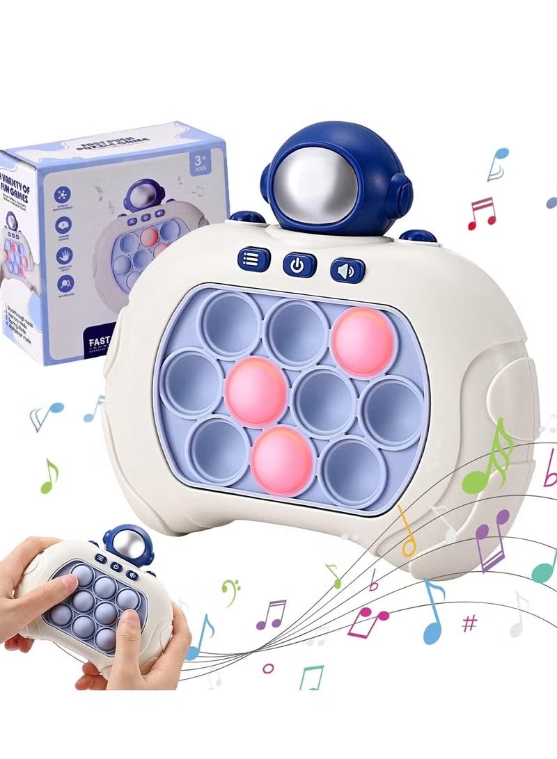 Quick Push Game, Pop It Fidget Electronic Sensor Game, Silicone Toy For Boys Girls, Puzzle Pop Bubble Game Machine Gift For Children And Adults