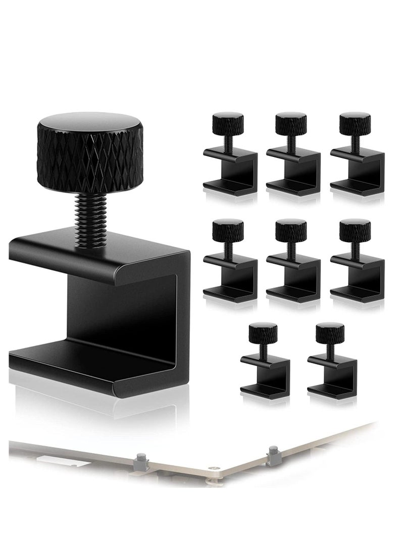Y&D 3D Printer Glass Bed Clips Clamps Adjustable Fixed Compatible with Ender 3/3 Pro/V2, 5/CR-10, CR-20 Pro, CR-10S, Aluminum Alloy Accessories Heat 8PCS  - Image 1