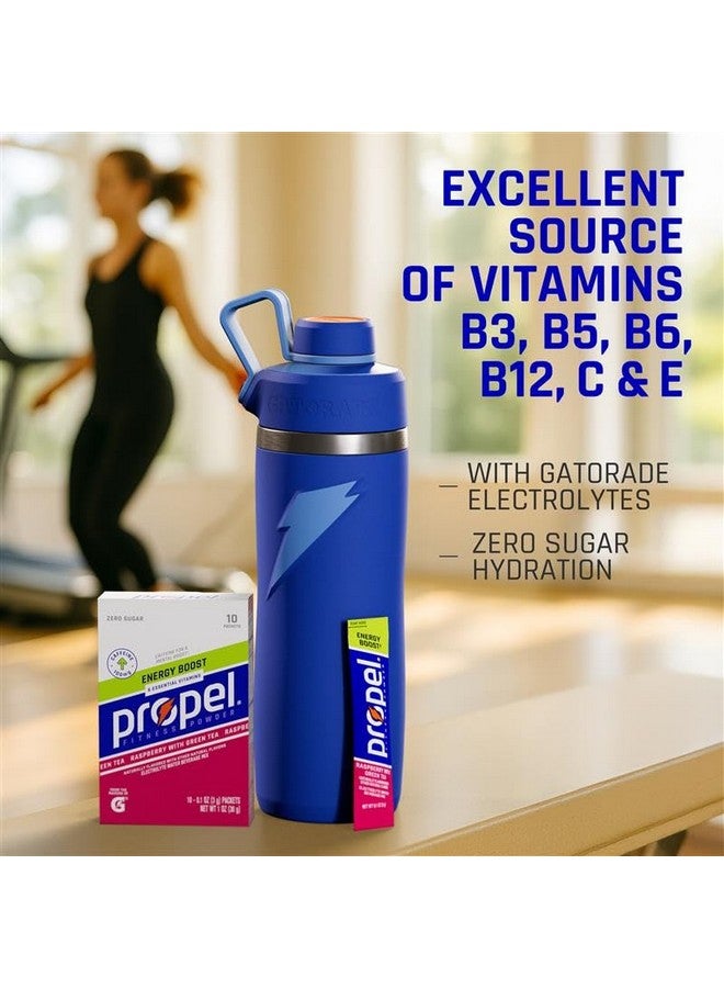 Propel Energy Boost Zero Calorie Powder Packets with Electrolytes and Caffeine, Passionfruit Guava, (120 Pack) - Image 2