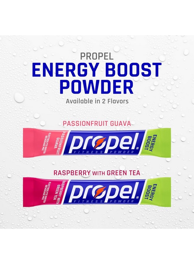 Propel Energy Boost Zero Calorie Powder Packets with Electrolytes and Caffeine, Passionfruit Guava, (120 Pack) - Image 4
