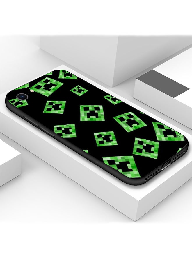 Protective Shockproof Case Cover For Minecraft Creeper funny Samsung Galaxy A10 GYB52 Drawing
