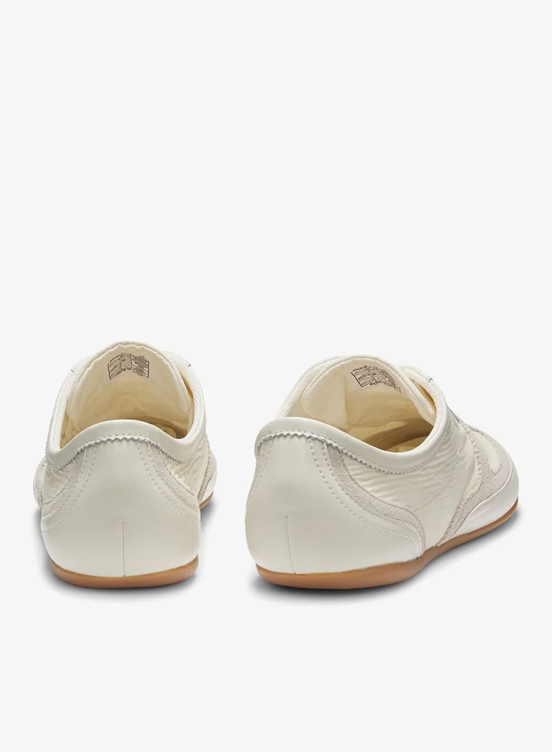 هوجو حذاء رياضي قصير بجلد وسويد