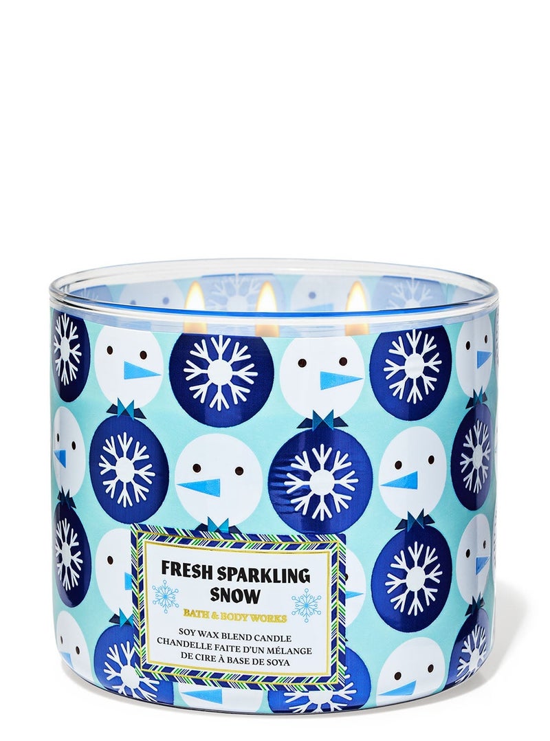 Fresh Sparkling Snow Candle 3-Wick | 411g
