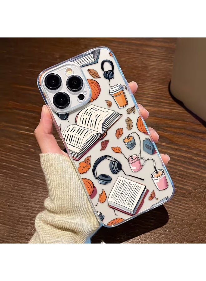 Temu Autumn Reading Time Design Phone Case - A stylish and comfortable phone case that effectively protects your device from drops and impacts. Compatible with iPhone 14 Pro. - Image 2