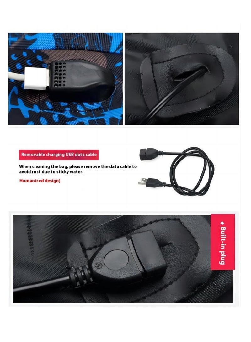 ZWX 3-Piece Printed Bag Set Multicolour - Image 3