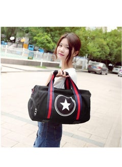 Generic Travel Duffel Bag Fashion Sports Bag Waterproof Gym Bag 2 Ways Carry Shoes Compartment  - Image 4