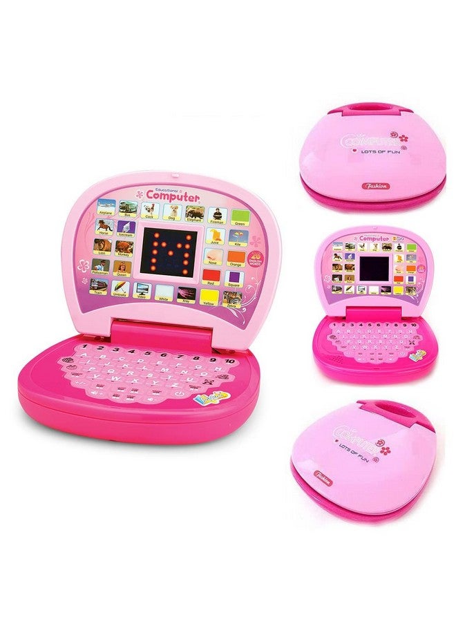 Plutofit Educational Learning Laptop Toy with LED Display, Music Effect Learning Alphabet and Numbers Mini Laptop Toy Computer for Kids - Image 3