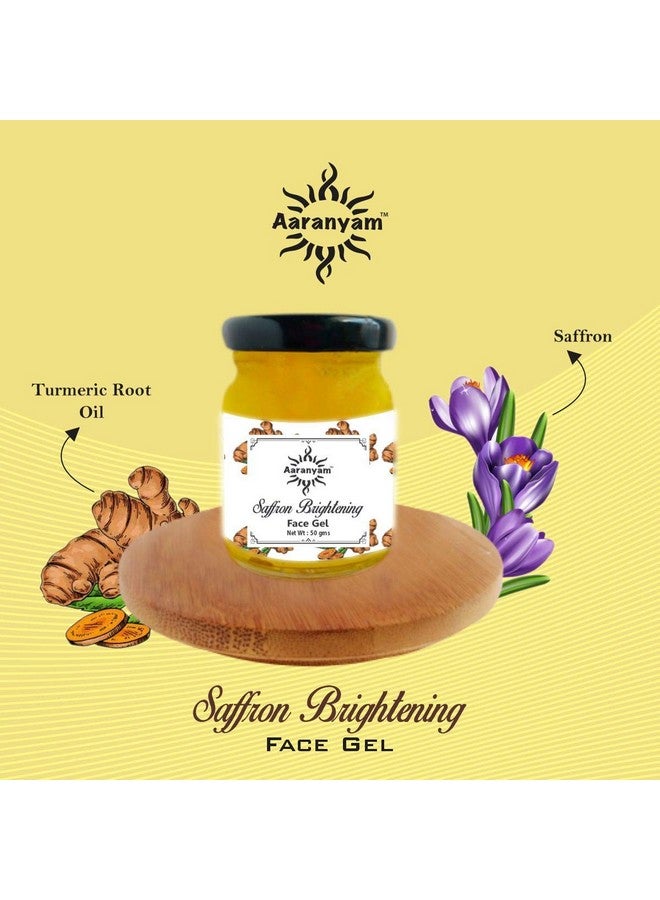 Aaranyam Saffron Brightening Face Gel For Men & Women Hydrating deep refreshing-50g - Image 1