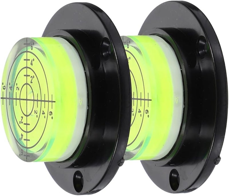 2Pcs Mini Bubble Level Base For Tripod Turntable Portable Spirit Level Tool - Image 2