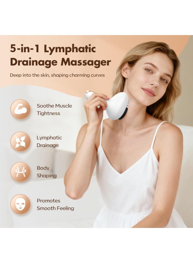 Arabest Angju Lymphatic Drainage Massager & Anti Cellulite Massage Tool,New Smart Cupping Massager,Helps Reduce Stretch Marks & Cellulite，for Belly, Arms & Legs,Body Sculpting Machine with Heat & Vibration - Image 2