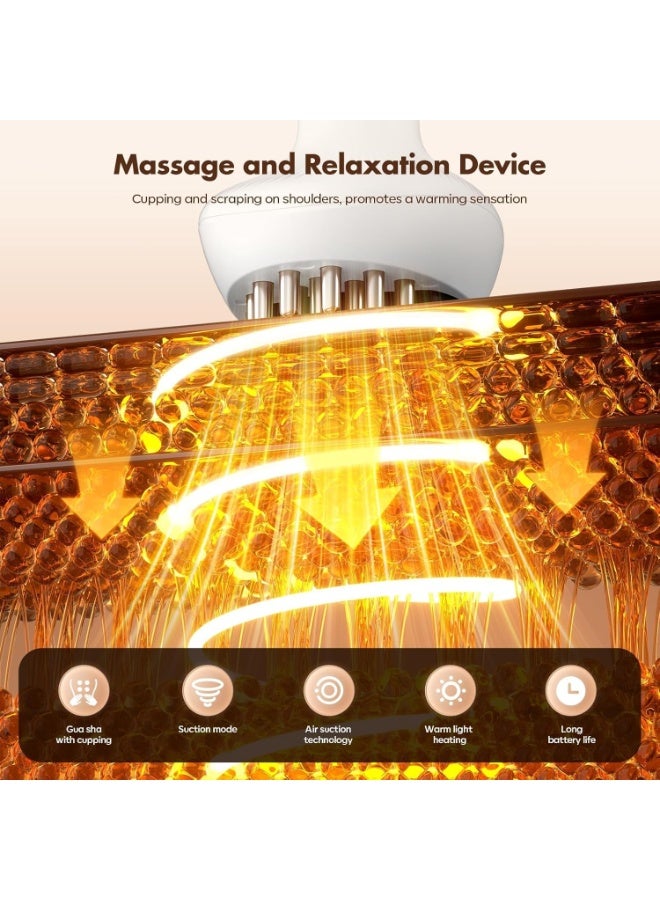 Arabest Angju Lymphatic Drainage Massager & Anti Cellulite Massage Tool,New Smart Cupping Massager,Helps Reduce Stretch Marks & Cellulite，for Belly, Arms & Legs,Body Sculpting Machine with Heat & Vibration - Image 5