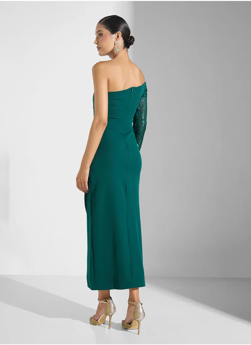 ايلا ليمتد اديشن One Shoulder Shimmer  Dress