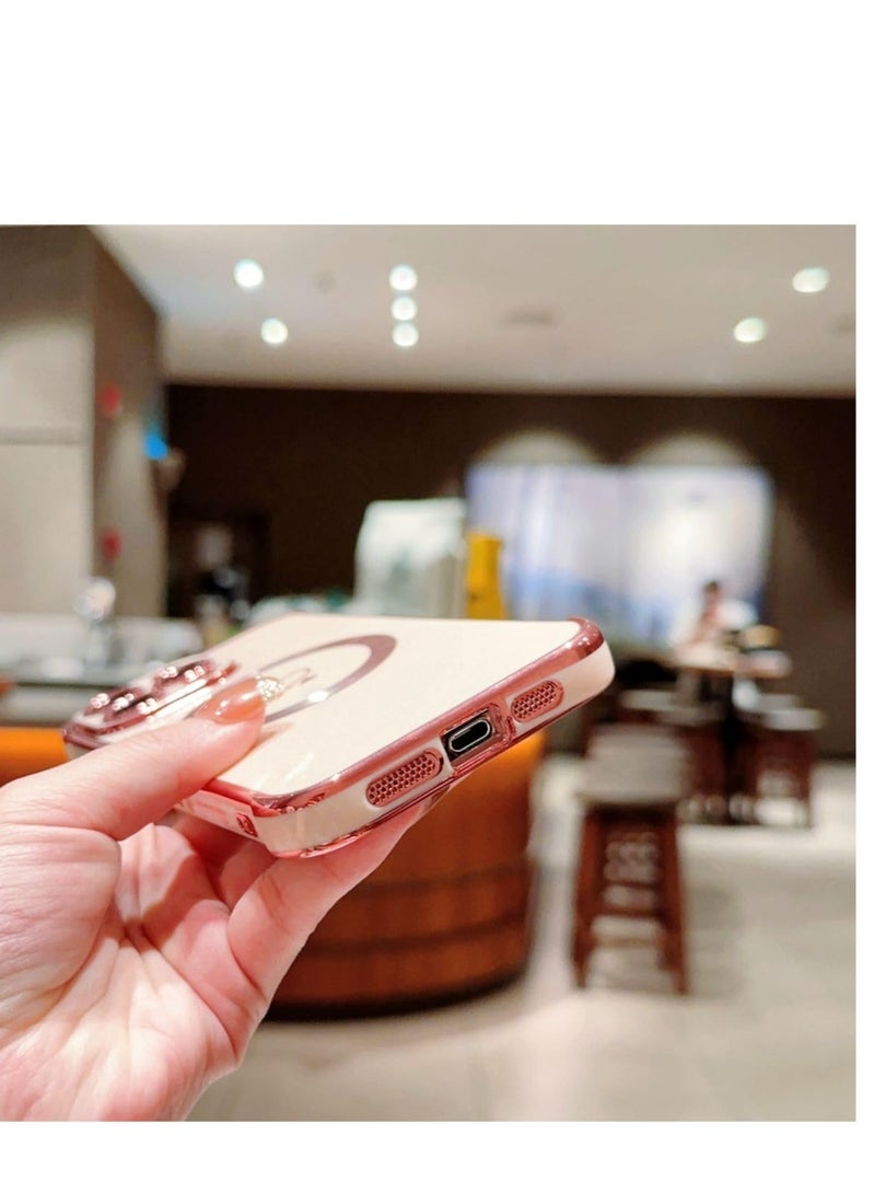 Excefore Magnetic for iPhone 15 Pro Max Case, Shockproof Military Grade Drop Protection, Suitable for Women Girls (Black, 6.7inch) - Image 5