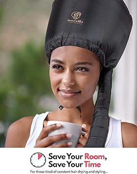 BEAUTE SEOUL Bonnet Hood Hair Dryer Cap Adjustable Hooded Bonnet for Handheld Blow Dryer Steamer for Deep Conditioning Styling Curling Fits All Head Sizes - Image 5
