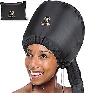 BEAUTE SEOUL Bonnet Hood Hair Dryer Cap Adjustable Hooded Bonnet for Handheld Blow Dryer Steamer for Deep Conditioning Styling Curling Fits All Head Sizes - Image 1