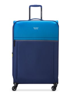 DELSEY Delsey Brochant 3 Expendable Double wheel luggage Softsided trolley suitcase 67cm Ultramarine Blue Medium  - Image 1