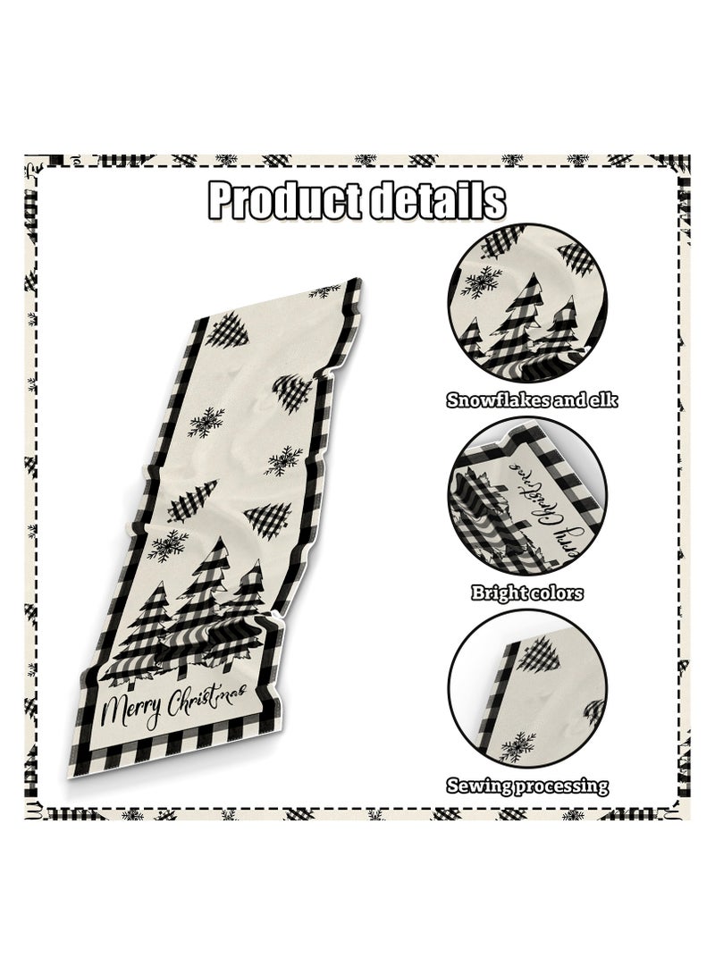 هايلاند مفرش طاولة عيد الميلاد المجيد مقاس 12 × 72 بوصة - Image 2