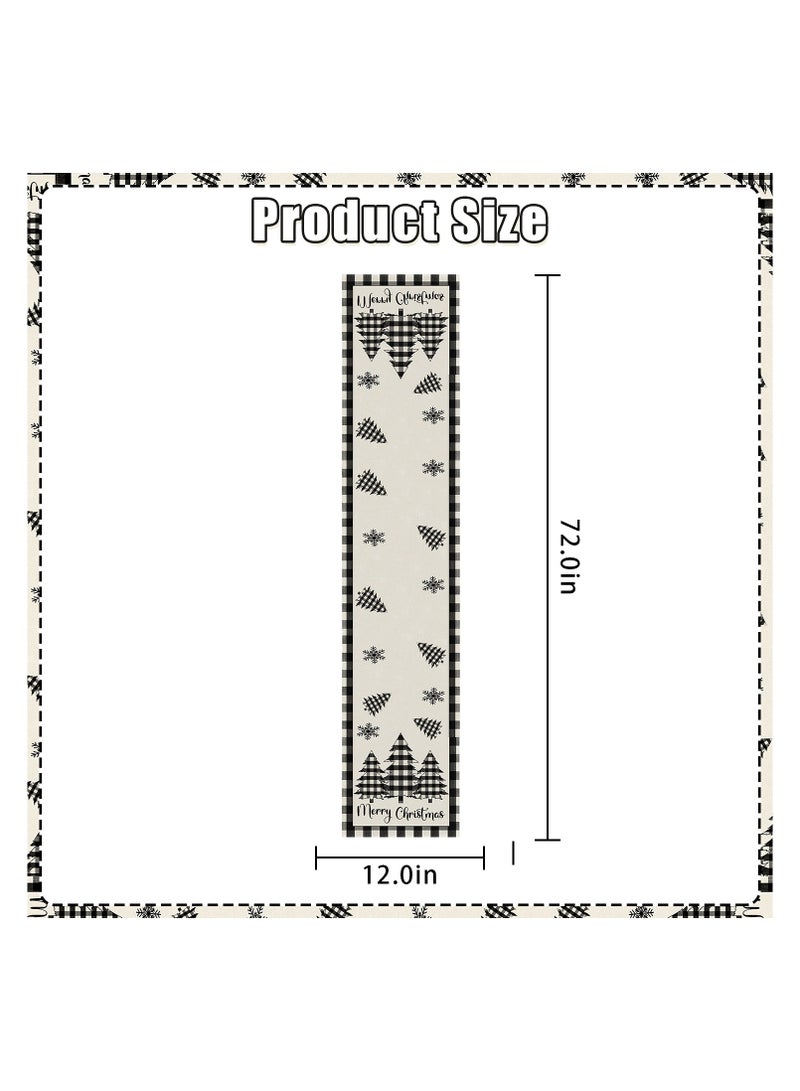 هايلاند مفرش طاولة عيد الميلاد المجيد مقاس 12 × 72 بوصة - Image 3