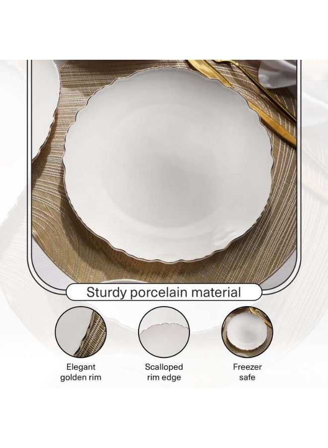 Pan Home طبق عشاء أمارى بشكل صدفي - أبيض - Image 4