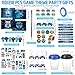 Watersay 110 Pcs Video Game Party Favors Set Includes Drink Cup with Lid Game Card Pencil Sharpener Eraser Stickers Slap Bracelet Keychain Stamp Sticker Ribbon for Gamer Birthday Level Party - Image 4