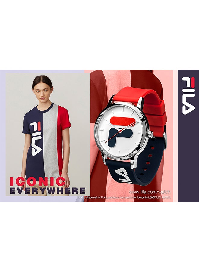 FILA - Unisex Analog Round Shape Silicone Wrist Watch 38-316-102 - 41 Mm - Image 1
