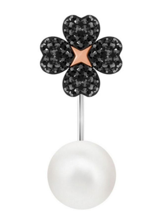 RedMapleTEK Women's New Four-Leaf Clover Pearl Earrings - Image 4