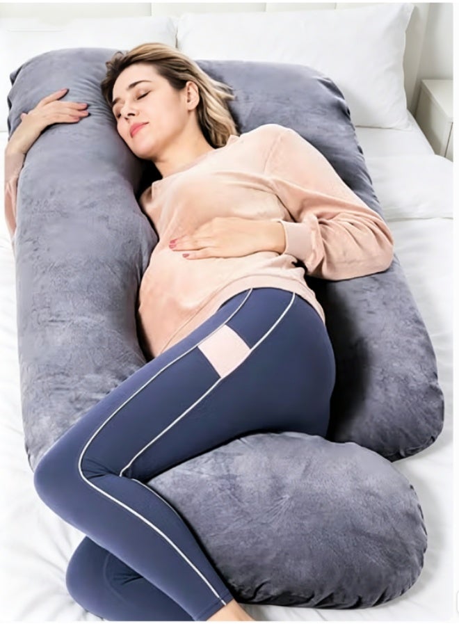عربست وسادة الحمل على شكل حرف U لكامل الجسم لدعم الحوامل - Image 2