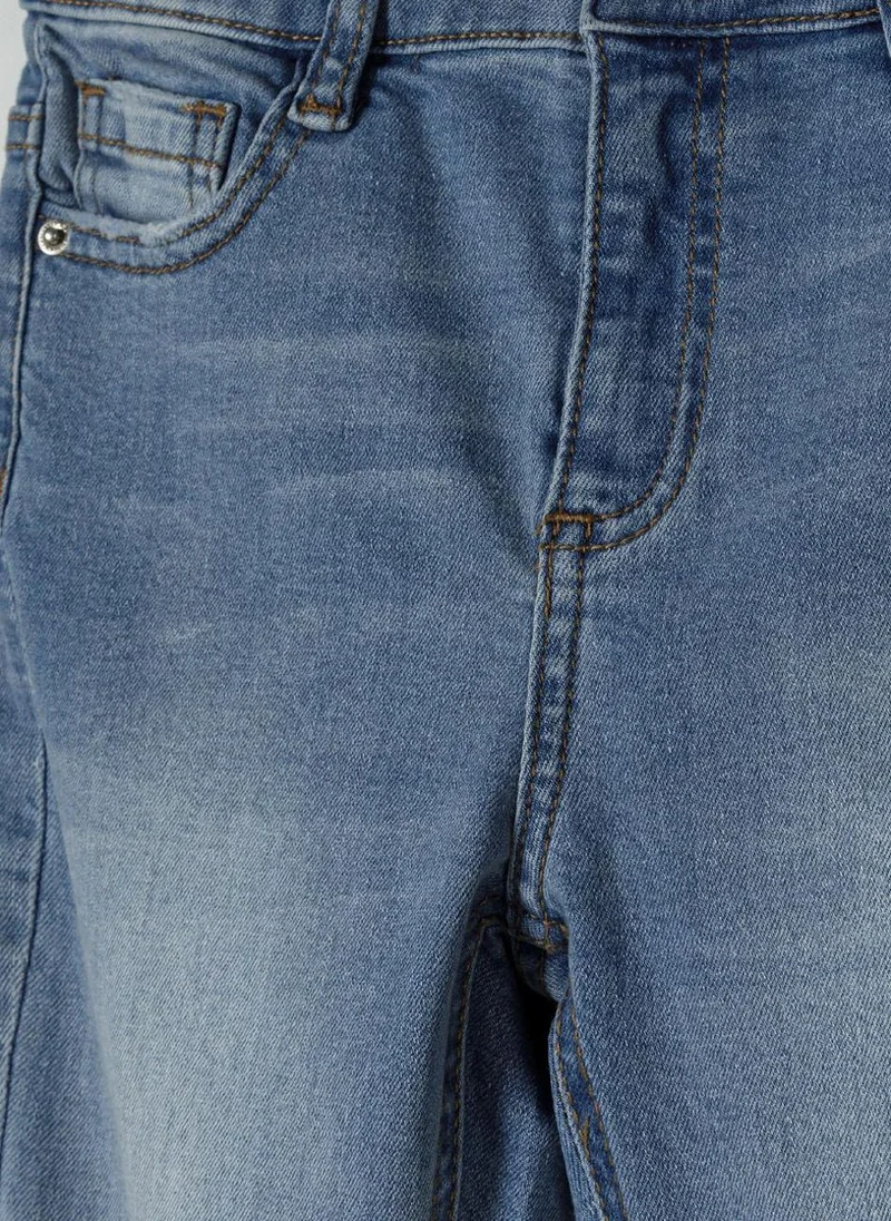 MINOTI Kids Girls Denim Flare Jeans