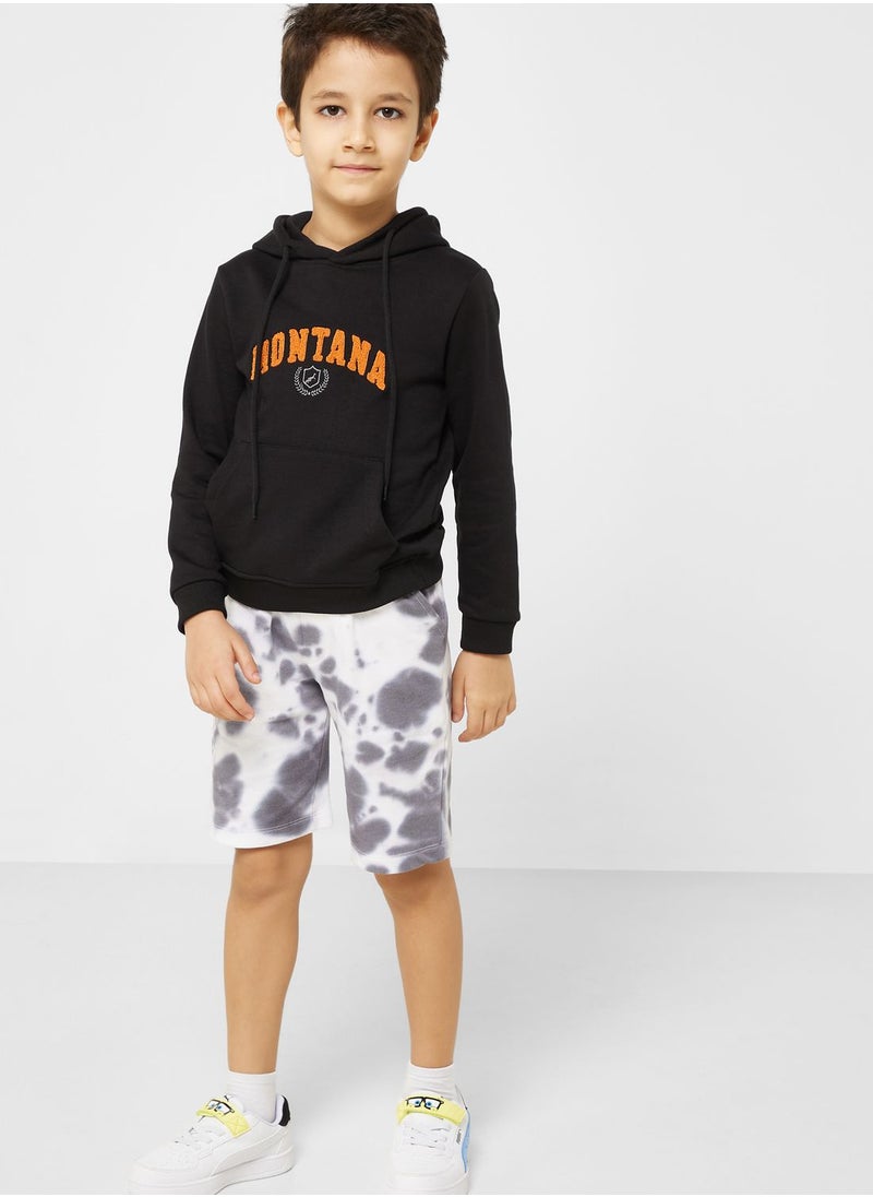 Pinata - Tie & Dye Printed Shorts For Boys - Image 1