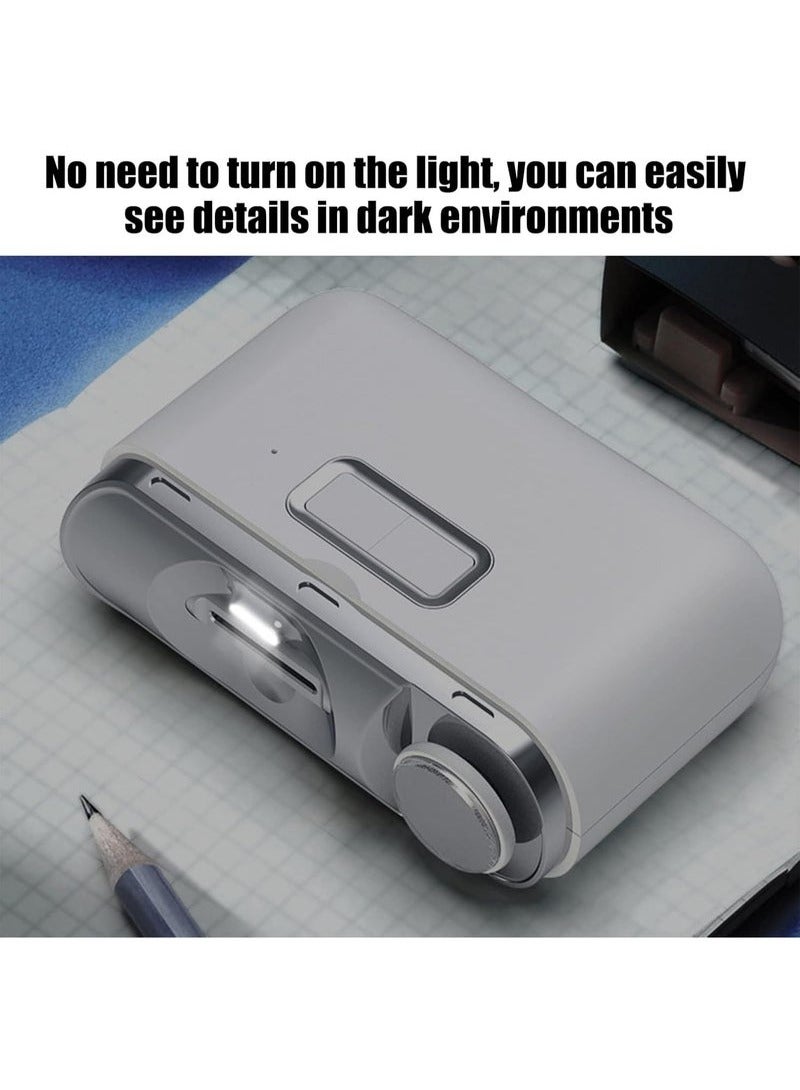 Gonice 2 in 1 Rechargeable Electric Nail Clipper/Nail File/Nail Cutter for Elderly Adults, Caregivers, Kids White - Image 4
