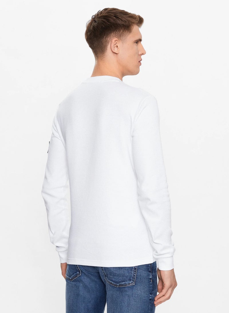 Calvin Klein Jeans Long Sleeve Crew Neck T-Shirt - Image 2