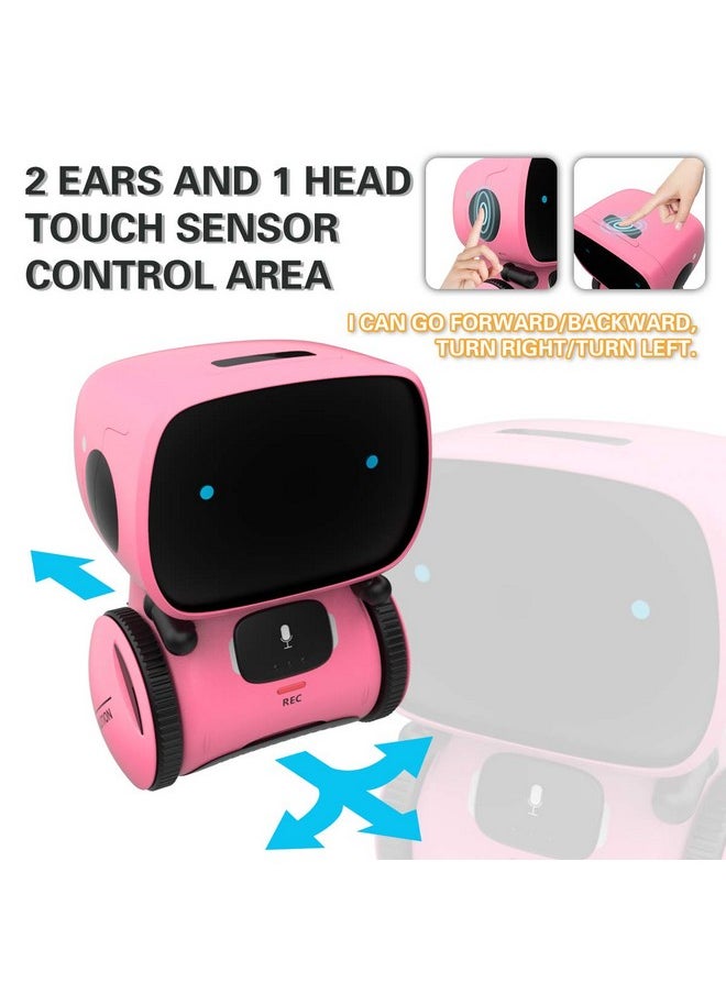 98K 98K Kids Robot Toys for Girls and Boys, Voice Control and Touch Sensor Interactive Smart Talking Robots Intelligent Partner and Teacher with Singing, Dancing, Repeating, Toy Gifts for Kid Age 3 and Up  - Image 2