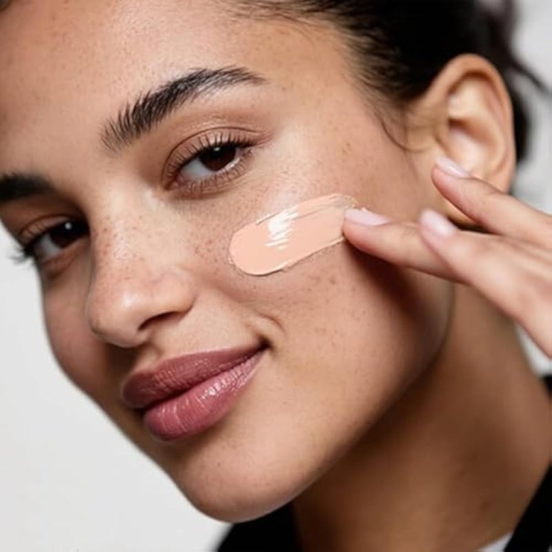 Double foundation cream with a free tube, 4 shades for all skin types. (101) - Image 4